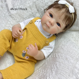 Poupée Reborn Fashion Bébé réaliste faite à la main, douce, pour le bain, jouet pour bébé, nouveau-né, Boneca - Product Image 3