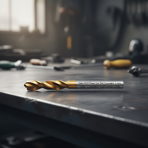 Broca helicoidal HSS-Co de 1 mm con recubrimiento de TiN autocentrante para taladros de centrado - Product Image 3