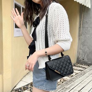 Sac carré à motif diamant, nouveau sac à bandoulière pour femme, sac de mode tendance - Product Image 3