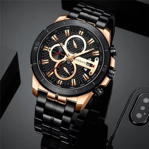 Reloj de Lujo para Hombre Drioshipping, Cuarzo, Acero Inoxidable, Luminoso, Movimiento Mecánico Seiko, Diseño Simple y Moderno - Product Image 2
