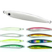 Leurre en résine époxy 12g-56g, couleurs mélangées avec hameçon, haute durabilité pour la pêche au bar rayé, au thon, équipement de pêche en eau salée