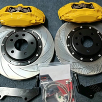 Kit d'étriers de frein à quatre pistons compatible avec BMW X1 X2 X3 Audi A4L A5 TT S3 Mercedes C200 C260 A200 E200 GLC GLA – Amélioration et modernisation