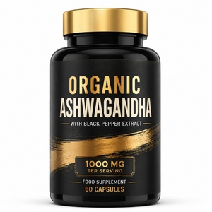 High Quality Sunwind Premium KSM-66 <b>Ashwagandha</b> Capsules <b>1000mg</b> Adult Sleep Aid Immune Support Energy 60 Capsules - Product Image 1