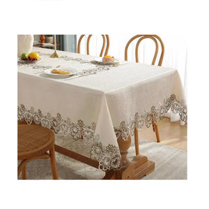 <span class=keywords><strong>Nappe</strong></span> de table carrée vintage <span class=keywords><strong>en</strong></span> dentelle européenne imprimée, plusieurs tailles pour les restaurants et la décoration de la salle à manger à domicile - Product Image 1
