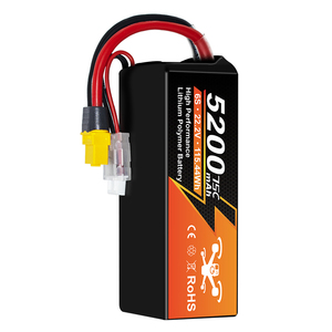制造商5200毫安时高级6S1P 75C <span class=keywords><strong>XT90</strong></span> Lipo无人机无人机电池单元 - Product Image 3