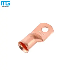 Kabel Lug Crimp Terminal Nogs 1/0 4/0 Awg Batterij Buisvormige Koperen Aansluitkabel Iec Standaard Verpakking Of Aangepaste Draad Lugs