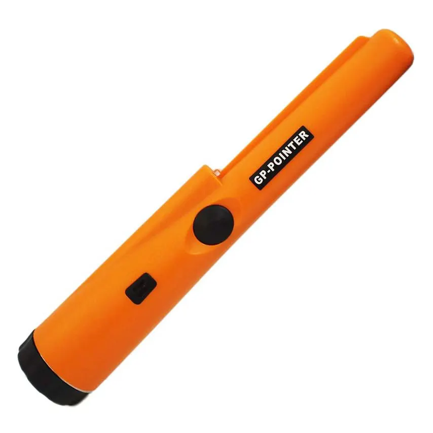 Không thấm nước pinpointer 360 độ tìm kiếm vàng kho báu Finder Máy dò kim loại với vành đai bao da, LED chỉ số và Buzzer rung