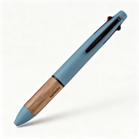 Stylo multifonctionnel Uni MSXE5-KF-05 Jetstream x Karimoku 4-en-1, 4 couleurs, stylo à bille + crayon mécanique 0,5 mm