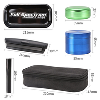 Futang — ensemble de cigarettes portable personnalisable, avec plateau à fumée, broyeur d'herbe en métal, boîte, cadeau de fumage, kit d'accessoires
