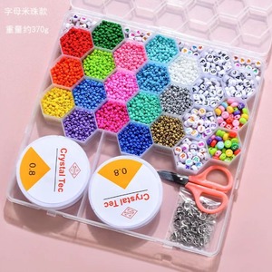 Nuevo Juego de Cuentas de Cerámica de Colores Mezclados, <span class=keywords><strong>para</strong></span> <span class=keywords><strong>Hacer</strong></span> Joyas, <span class=keywords><strong>Pulseras</strong></span>, Pendientes y Collares, en <span class=keywords><strong>Caja</strong></span> de Regalo <span class=keywords><strong>para</strong></span> <span class=keywords><strong>Niñas</strong></span> - Product Image 2