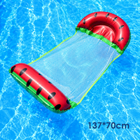 Hamac flottant gonflable portable personnalisé, tapis flottant pour l'eau, coussin d'eau pour la piscine