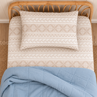 Parure de lit en coton lavé 100 % inspirée des îles du Pacifique, linge de lit d'inspiration polynésienne pour les marchés d'Australie et de Nouvelle-Zélande