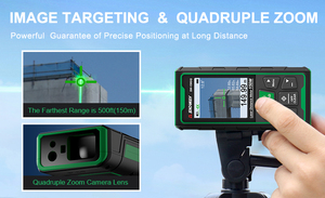 SW-80GQ Sndway Green Line กล้องวัดระยะด้วยเลเซอร์ ระยะ 500 ฟุต/เมตร สำหรับการสำรวจอาคาร - Product Image 1
