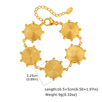 Dernière arrivée de bracelets en acier inoxydable pour femmes bijoux réglables à la main bracelet en forme de bobine de moustique pour cadeau de soirée de fête