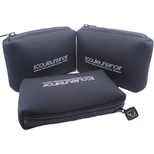 Recycled Cheap Natural Color Custom logo Print Neoprene Zipper Cosmetic Bag Makeup <b>Toiletry</b> Bag - Product Image 1