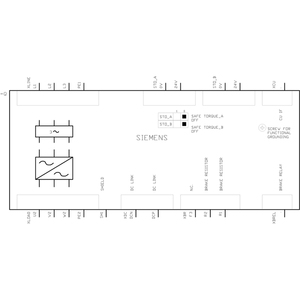 Module d'alimentation 6SL3210 1PE34 8CL0 250KW 3AC 480V 477A avec filtre de classe C3 et freinage pour entraînement intensif - Product Image 5
