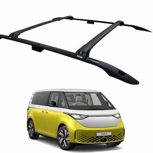 Barras transversales de aluminio PAW para el techo y rieles laterales para Volkswagen ID Buzz L2 - Product Image 1