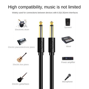 <span class=keywords><strong>Cable</strong></span> de Audio de 6,5mm al por mayor <span class=keywords><strong>Cable</strong></span> de conexión de <span class=keywords><strong>guitarra</strong></span> <span class=keywords><strong>Cable</strong></span> de Audio de instrumento de órgano electrónico estéreo de doble canal - Product Image 6