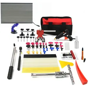 Kit d'outils de débosselage sans peinture pour voiture, ensemble d'outils de débosselage pour carrosserie automobile, 68 pièces