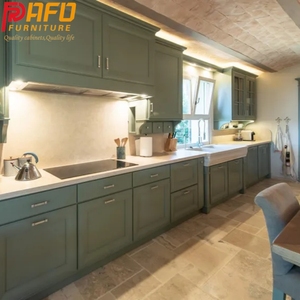 Sẵn Sàng Để Lắp Ráp Phong Cách Hiện Đại Hoàn Chỉnh Tủ Bếp Đặt Đảo Đồ Nội Thất Nhà Bếp Cho Biệt Thự - Product Image 5