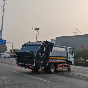 รถบรรทุกขนขยะรุ่นใหม่ ขายดี - ราคาโรงงาน รถบรรทุกบีบอัดขยะ คุณภาพสูง สำหรับงานสุขาภิบาล - Product Image 1