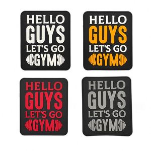 Offerta Speciale: Patch in PVC Morbido Personalizzato 'Let's Go to Fitness', Logo 3D in Gomma con Retro in Velcro, Patch Luminose per Abbigliamento e Cappelli - Product Image 1