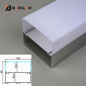 Perfil de Aluminio Anodizado de Alta Calidad de 50 mm de Ancho para Tiras LED, Perfil Premium con Canal para Tiras LED, Tornillos Personalizables - Product Image 2