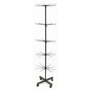 Estante giratorio multicapa para calcetines y accesorios, expositor de juguetes, estante de hierro para tienda - Product Image 1