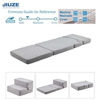 Matelas et canapé pliants en mousse à mémoire de forme de 4 pouces Canapé d'invité Lit Z Matelas de couchage Maison Hôtel Literie et SUV Voiture 500pcs