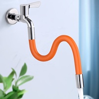 Tuyau en silicone rotatif à 360 degrés Tube d'extension de robinet Tuyau de robinet flexible pour cuisine et salle de bain
