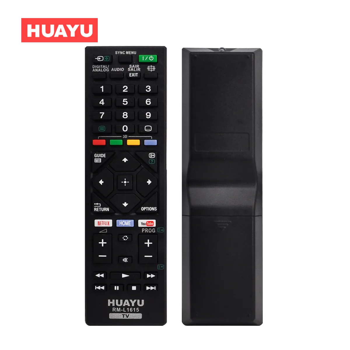 EYAOO RM-L1615 HUAYU Replacement wireless Remote Control for SMART SONY LCD LED TV