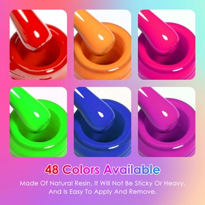 Wholesale Neon Macaron Gel Nail Polish With Color Chart UV LED Bright Candy Solid Gel Nail Art Gel For Nail Salon Business 15ML - Product Image 5