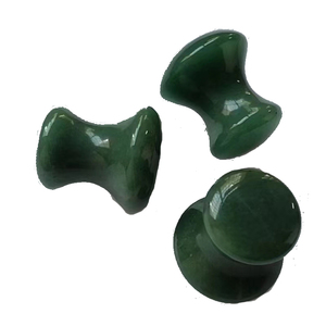 Masseur facial en pierre de cristal naturel en forme de champignon, outil de raclage du visage en quartz rose Gua Sha - Product Image 4