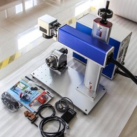 Máquina de Marcado Láser de Fibra Portátil JPT MOPA RAYCUS 20w 30w 50w 100w para Joyería, Metal y No Metal, Refrigerada por Aire