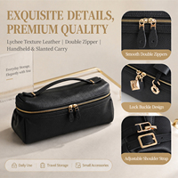 Sac à déjeuner portable en cuir véritable carré de petite taille pour femme DUJIANG, sac fourre-tout/sac bandoulière décontracté