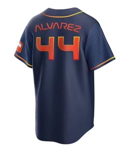 Maillots de baseball vintage personnalisés, impression par sublimation, respirants, séchage rapide, grandes tailles, uniformes robustes, numérotés et cousus - Product Image 4