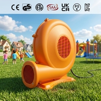 Souffleur d'air électrique 220V 300W-750W à moteur AC à faible bruit avec pales en plastique pour châteaux gonflables, toboggans et événements extérieurs