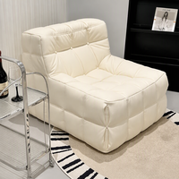 Canapé paresseux individuel, inclinable pour se reposer et dormir, petit canapé de loisirs pour salon, balcon, chambre à coucher