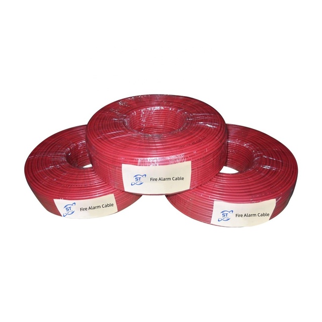 LSZH Fire Proof Cable Insulated Power-Limited Fire Alarm Cable 1.5mm Pure Copper Conductor 2 Core 100m/Spool 12-Month Warranty