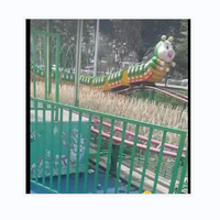 Manège à Chenilles d'Occasion, Train à Chenilles d'Occasion pour Enfants, Équipement de Manège à Chenilles pour Parc d'Attractions Extérieur