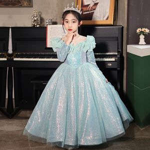 लक्जरी सुरुचिपूर्ण डिजाइन पहनने-प्रतिरोधी शरद ऋतु और सर्दियों की पोशाक लंबी स्कर्ट लड़कियों - Product Image 5