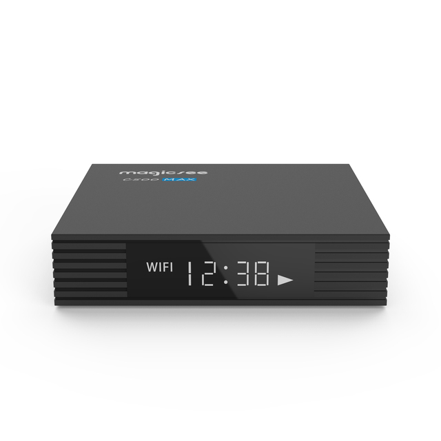 High Definition Android DVB S2 H.265 Magicsee C500 Max Satellite TV Receivers S905x3 WIFI Ethernet Port Decoder Set Top Box