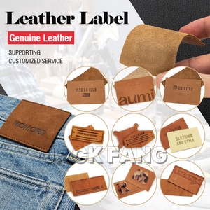 Wholesale Brand <strong>Jeans</strong> Clothing Pu <strong>Label</strong> Embossed Custom Leather Tag Leather logo Garment Leather <strong>Labels</strong> for <strong>Jeans</strong> - Product Image 6