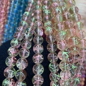 ลูกปัดแก้วสีแดงสดขนาด 10 มม. แบบกระจายสำหรับทำสร้อยข้อมือ สร้อยคอ DIY วัสดุทำเครื่องประดับ ขายส่ง - Product Image 2