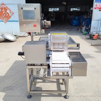 Machine automatique à brochette Satay Kebab Machine à brocher en bois et bambou pour barbecue avec fonction de découpe de viande