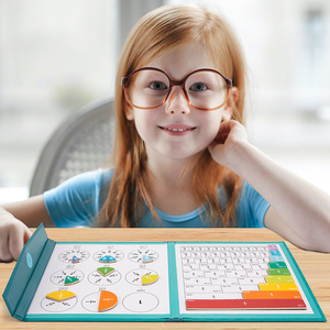 Rompecabezas de Combinación Cognitiva Portátil para Niños, Libros Educativos de Fracciones de Papel para el Aprendizaje del Bebé, Venta al por Mayor - Product Image 2