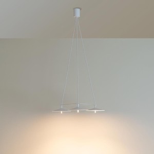 Lampe suspendue moderne de forme ovale, ampoule LED E27, version noir et blanc, pour salle à manger, décoration de la maison - Product Image 3