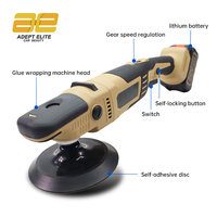Polisseuse de voiture rotative à vitesse variable 480W, conception personnalisée, disque de 6 pouces, batterie lithium 4Ah, polissage et lustrage