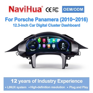 New 12.3 Inch <b>Car</b> Digital Cluster <b>for</b> Porsche Panamera Kilometer <b>Speedometer</b> Virtual Cockpit Ghost Screen LCD Dashboard Carplay - Product Image 3