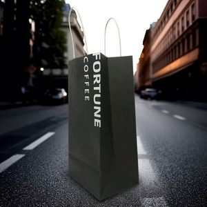 Bolsas de Papel Kraft de Fondo Plano para Empacar Granos de Café, Botellas de Jugo, Bolsas Pequeñas para Llevar para Cafeterías - Product Image 5